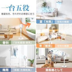 サーキュレーター扇風機【2025年新発売＆節電対策】サーキュレーター 自動首振り 首振り 静音 6段階風量調節 リビング 首振り リモコン付き 省エネ タイマー付きの画像