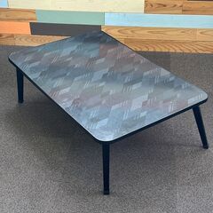 店頭引き渡し 中古 山本産業 折りたたみテーブル センターテーブル ローテーブル 机 家具の画像