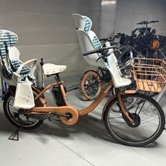 bikke電動アシスト自転車 (前後チャイルドシート付き）の画像