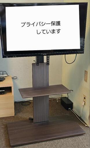SHARP 液晶テレビ 円形スタンド付き SHARP AQUOS 液晶テレビ 2T-C32AE1 テレビスタンド付き (にのこ