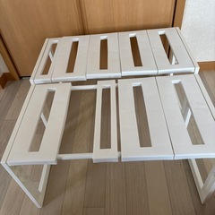 ニトリ 洗面台下収納×2個の画像
