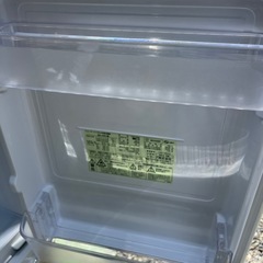 シャープ　137L 冷蔵庫　庫内清掃済みの画像