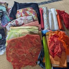 【無料】着物、オビ、ハギレ一式の画像