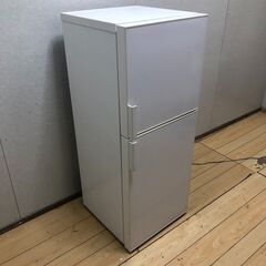 【中古 美品】 無印 製 2019年式 140L 冷蔵冷凍庫 AMJ-14D-3　無印 ノンフロン電気冷蔵庫 冷凍冷蔵庫 140L 2018年製 2ドア冷蔵庫 AMJ-14D-3 全定格内容積140L 冷凍室44L 冷蔵室96L　【糸島市内 送料無料】250727-2の画像