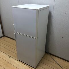 【中古 美品】 無印 製 2019年式 140L 冷蔵冷凍庫 AMJ-14D-3　無印 ノンフロン電気冷蔵庫 冷凍冷蔵庫 140L 2018年製 2ドア冷蔵庫 AMJ-14D-3 全定格内容積140L 冷凍室44L 冷蔵室96L　【糸島市内 送料無料】250727-2の画像