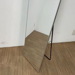 (新品)スタンドミラー　シルバーフレーム【超特価OUTLET】の画像