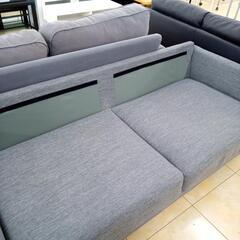リユースのサカイ太田店★ジモティ割あり★  ソファー グレー H58.5×D74.5×W179 クリーニング済み OJ10215の画像