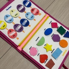 子供 おもちゃ 布おもちゃ パズル モンテッソーリ 知育玩具  の画像