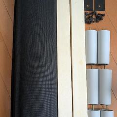 タンスのゲン 脚付きマットレス ベッド シングル ボンネルコイルの画像