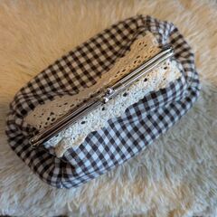 【小物入れ】巾着×がまぐち×ポーチ 3個セットの画像