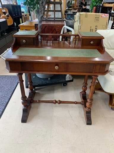 美原店　メ アンティーク　チッペンデール様式デスク