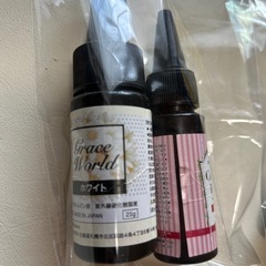 UVレジン　3本セット　クリア　ピンク　ホワイトの画像