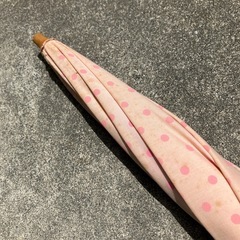 ⭕️ピンク水玉の日傘★訳あり品の画像