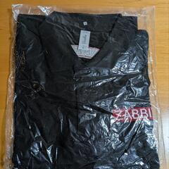 新品半袖鹿の子ポロシャツ黒 M  L　Zabbixロゴ入　売れ筋価格1530円の画像