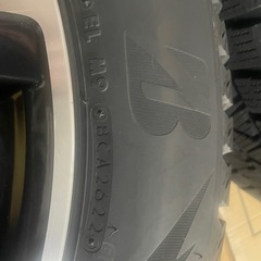レクサスRXメーカー純正20インチアルミホイール2022年製スタッドレス付き4本セットの画像
