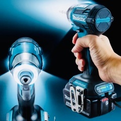 ★新品18V薄型マキタ互換バッテリー＆充電器付★ 【サービス多数】マキタ 18V インパクトドライバー 【TD173D】高品質グリスアップの画像