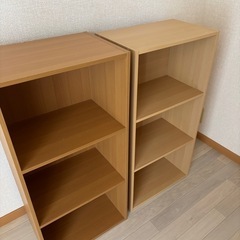 カラーボックス２個の画像