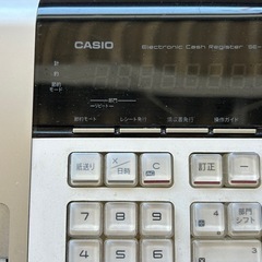 CASIO レジスターの画像