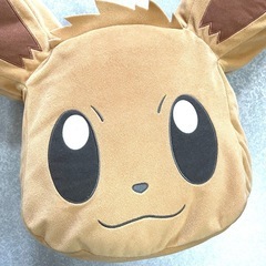 未使用品 ポケモン イーブイ ぬいぐるみ クッション ビッグフェイス 50cm タグ付き 非売品 特大の画像