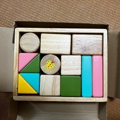 くまのがっこう　積み木の画像