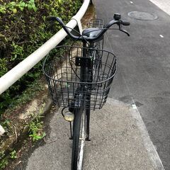 リサイクルショップどりーむ鹿大前店　No.323　エコチャリ番号21866A　ギア無し　ライト可　カゴ付き♪の画像