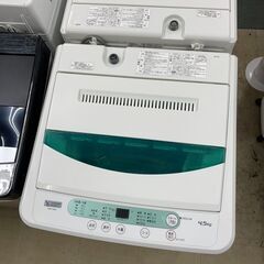 洗濯機　No.4206　ヤマダ　2019年製　4.5kg　YWM-T45G1　【リサイクルショップどりーむ荒田店】の画像