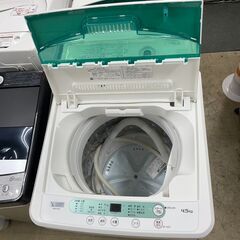 洗濯機　No.4206　ヤマダ　2019年製　4.5kg　YWM-T45G1　【リサイクルショップどりーむ荒田店】の画像