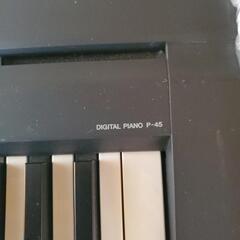 YAMAHA P-45 DIGITAL PLANO 　電子ピアノの画像