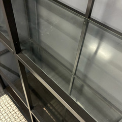 【無料で差し上げます】ガラス　ディスプレイ＆食器棚　の画像