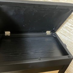 ピアノの椅子（高さ調整可、座面収納）の画像