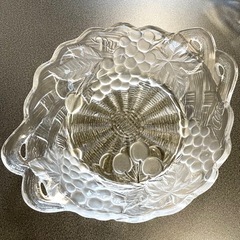 ガラスボール 大皿 2点セット フルーツ皿 サラダボール 30cm 24cmの画像