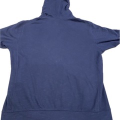 UNIQLO ネイビー フルジップ フード付きパーカーの画像