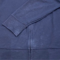 UNIQLO ネイビー フルジップ フード付きパーカーの画像