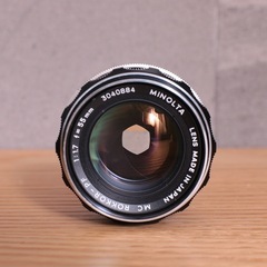 動作確認済 MINOLTA SRT101 55mm F1.7 純正ストラップ等の画像