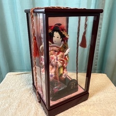 ⭐️美品⭐️羽子板人形⭐️ガラスケース付きの画像