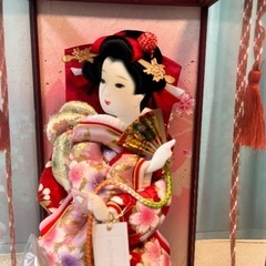 ⭐️美品⭐️羽子板人形⭐️ガラスケース付きの画像