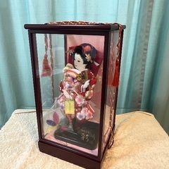 ⭐️美品⭐️羽子板人形⭐️ガラスケース付きの画像
