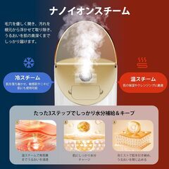 フェイススチーマー 温冷スチーマーの画像