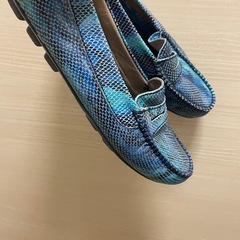 Aldo Brue　パイソン　ドライビングシューズの画像