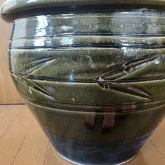 メダカ ビオトープなどに 陶器鉢 大型の画像