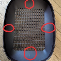 猫用トイレ（未使用品）「ニャンとも清潔トイレ」ドームタイプ　ブラウンの画像