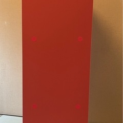 ピンクの3段カラーボックス ②の画像