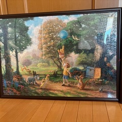 ディズニー　ジグソーパズル　完成品　ミッキーマウス　くまのプーさん　の画像