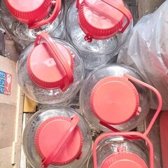 逗子 漬物容器 壺 蓋付 陶器 漬物樽 つけもの容器 漬け物容器 漬物 漬け物 つけもの 容器 保存 ぬか漬け 漬けもの 漬物器 かめ 壺 保存容器 梅酒 ピクルス シソジュース ピン 瓶の画像