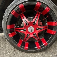 ハイエースタイヤホイールセットの画像
