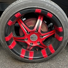 ハイエースタイヤホイールセットの画像