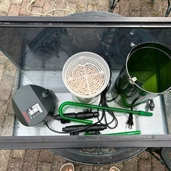 水槽60CMとエーハイム濾過器一式の画像