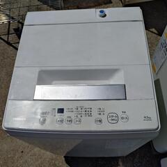 奉仕品‼️USED【TOSHIBA】東芝電気洗濯機 2020年製 4.5kg 使用感の画像
