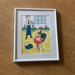 絵画（汚れ、額の変形あり）１つの画像