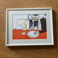 絵画（汚れ、額の変形あり）１つの画像